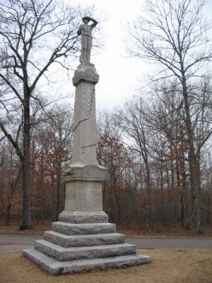 Arkansas Memorial at Shiloh image. Click for full size.