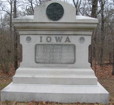 14th Iowa Infantry Regiment Monument image. Click for full size.