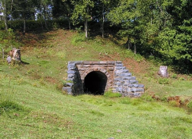 Current Culvert at the Wreck of the Fat Nancy trestle site. Click for full size. Current Culvert at the Wreck of the Fat Nancy trestle site image. Click for full size.