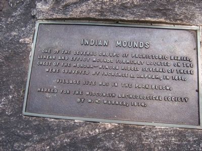 Indian Mounds Marker. Click for full size. Indian Mounds Marker image. Click for full size.