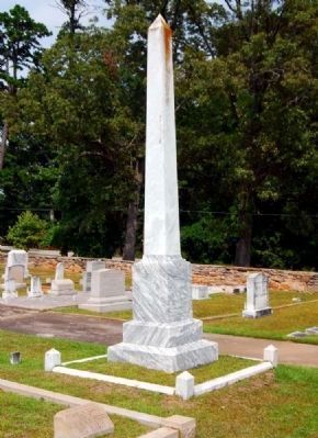 Peden Family Monument -<br>Southeast Corner image. Click for full size.