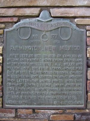 Farmington, New Mexico Marker image. Click for full size.