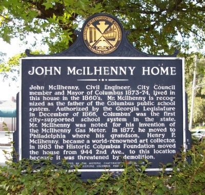 John McIlhenny Home Marker image. Click for full size.