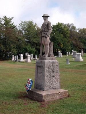 Full Right Front - World War I Memorial. Click for full size. Full Right Front - World War I Memorial image. Click for full size.