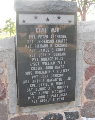 Civil War Recipients. Click for full size. Civil War Recipients image. Click for full size.