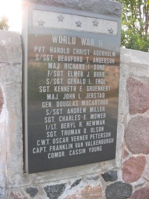 World War II Recipients. Click for full size. World War II Recipients image. Click for full size.