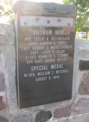 Vietnam War / Special Medal Recipients image. Click for full size.