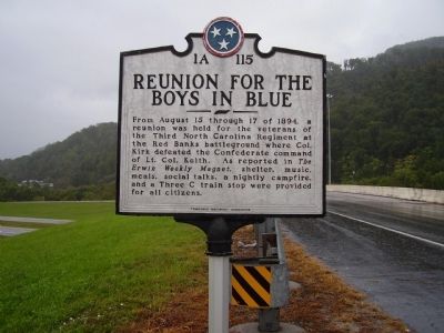 The Battle of Red Banks / Reunion for the Boys in Blue Marker image. Click for full size.