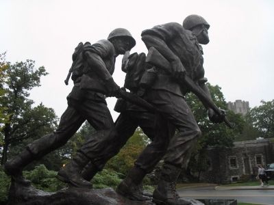 Detail of American Soldier Statue image. Click for full size.