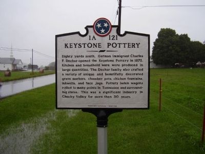 Keystone Pottery Marker. Click for full size. Keystone Pottery Marker image. Click for full size.
