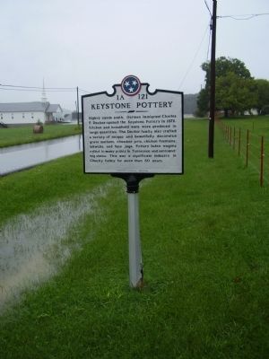 Keystone Pottery Marker. Click for full size. Keystone Pottery Marker image. Click for full size.