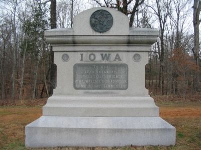 12th Iowa Infantry Regiment Monument image. Click for full size.