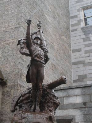 Closeup of Cadet Monument. Click for full size. Closeup of Cadet Monument image. Click for full size.