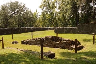 Fort Dorchester . one time powder magazine image. Click for full size.