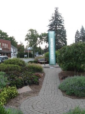 The Marker and the Glass Block Column image. Click for full size.