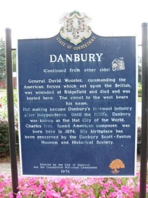 Danbury Marker </b>reverse image. Click for full size.