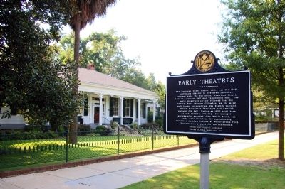 Side 2: Early Theatres Marker image. Click for full size.
