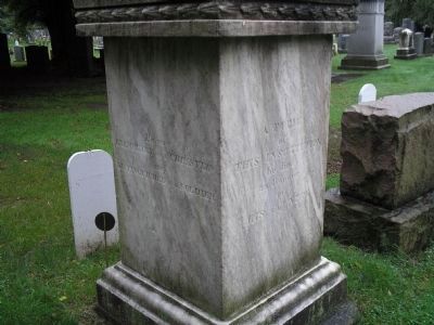 Wood Monument Marker (Right & Rear) image. Click for full size.