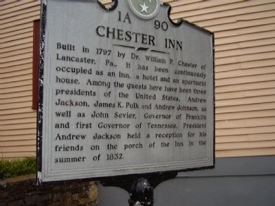 Chester Inn Marker. Click for full size. Chester Inn Marker image. Click for full size.