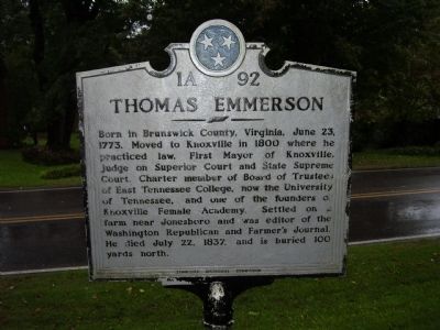Thomas Emmerson Marker image. Click for full size.