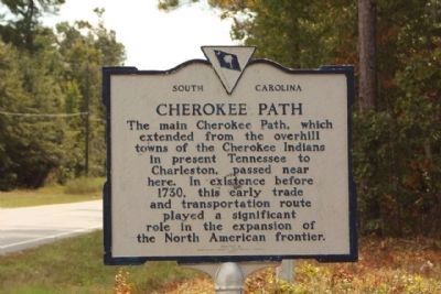 Cherokee Path Marker image. Click for full size.