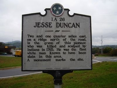 Jesse Duncan Marker. Click for full size. Jesse Duncan Marker image. Click for full size.