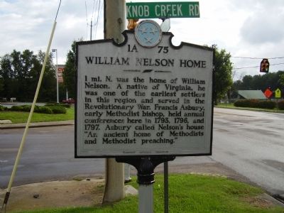 William Nelson Home Marker image. Click for full size.