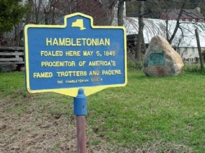 Hambletonian Marker. Click for full size. Hambletonian Marker image. Click for full size.