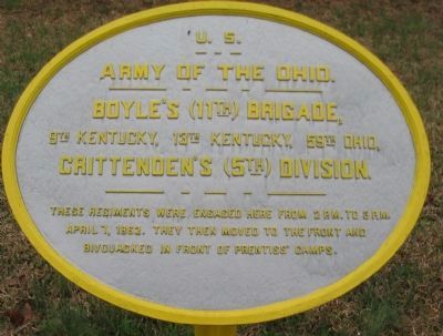 Boyle's Brigade Tablet image. Click for full size.