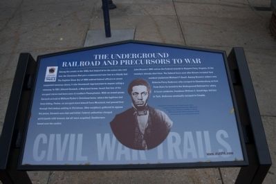 The Underground Railroad and Precursors to War Marker image. Click for full size.