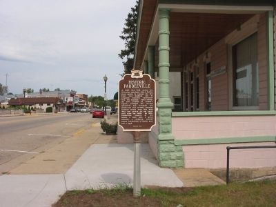 Historic Pardeeville / Belmont Hotel Marker image. Click for full size.
