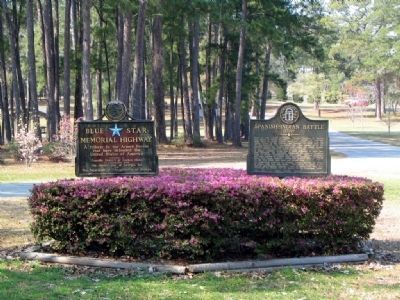 Spanish-Indian Battle Marker. Click for full size. Spanish-Indian Battle Marker image. Click for full size.