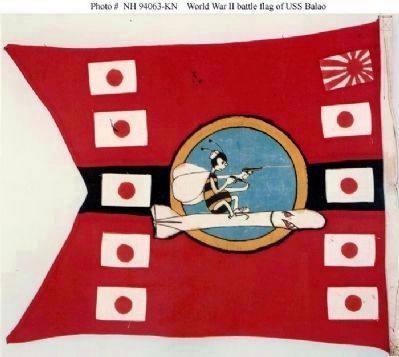 USS Balao (SS-285) Battle Flag image. Click for full size.