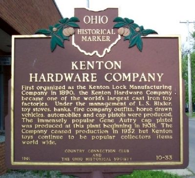 Kenton Hardware Company Marker image. Click for full size.