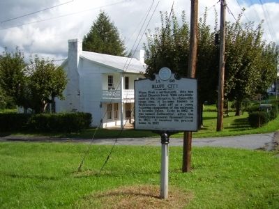 Bluff City Marker image. Click for full size.