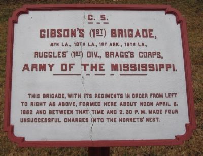 Gibson's Brigade Tabet. Click for full size. Gibson's Brigade Tabet image. Click for full size.