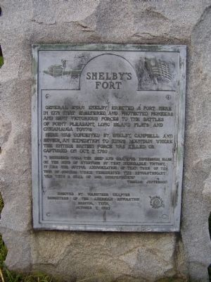 Shelby's Fort Marker image. Click for full size.