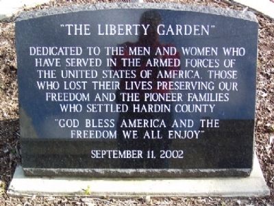 "The Liberty Garden" Marker. Click for full size. "The Liberty Garden" Marker image. Click for full size.
