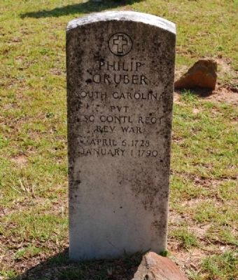 Tombstone for Philip Gruber image. Click for full size.