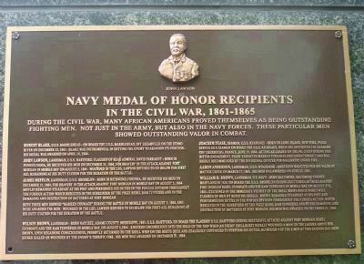 African American Medal of Honor Recipients Memorial, Marker Panel 3: image. Click for full size.