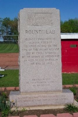 Roundhead Village Marker image. Click for full size.