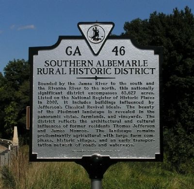 Southern Albemarle Rural Historic District Marker image. Click for full size.