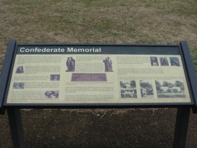 Confederate Memorial Marker. Click for full size. Confederate Memorial Marker image. Click for full size.