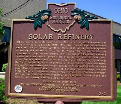 Solar Refinery Marker (Side A) image. Click for full size.