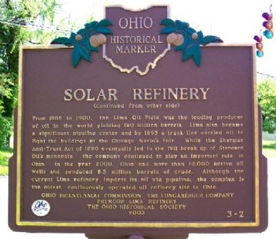 Solar Refinery Marker (Side B) image. Click for full size.