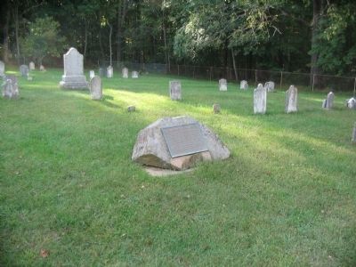 Old Potts Graveyard Marker. Click for full size. Old Potts Graveyard Marker image. Click for full size.