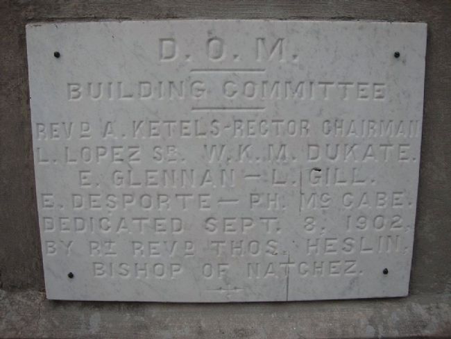 D.O.M. Building Committee. Click for full size. D.O.M. Building Committee image. Click for full size.