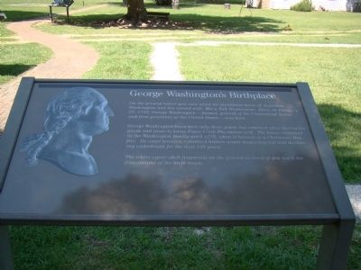 George Washingtons Birthplace Marker image. Click for full size.