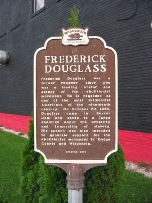 Frederick Douglass Marker image. Click for full size.