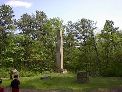 The Great Swamp Fight Obelisk image. Click for full size.